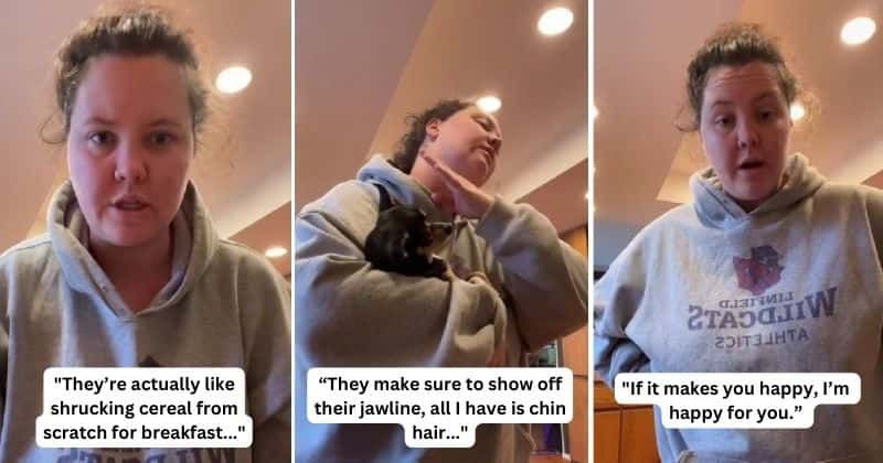 Mom hilariously explains the unglamorous side of being a mother: 'Cleaned a milk spill with my sock'
