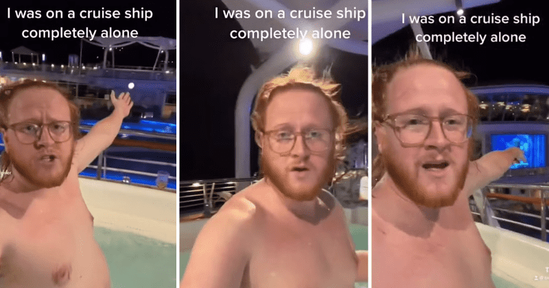 Man is claiming to be the one and only guest on a cruise ship: 'It's truly insane'