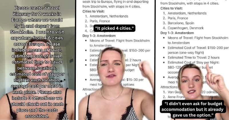 Woman uses Artificial Intelligence to plan a Europe trip on a budget: 'I'm really excited'