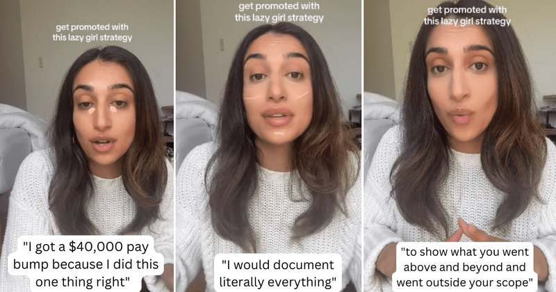 Employee reveals how she got promoted with a $40K pay raise thanks to this 'lazy girl strategy'