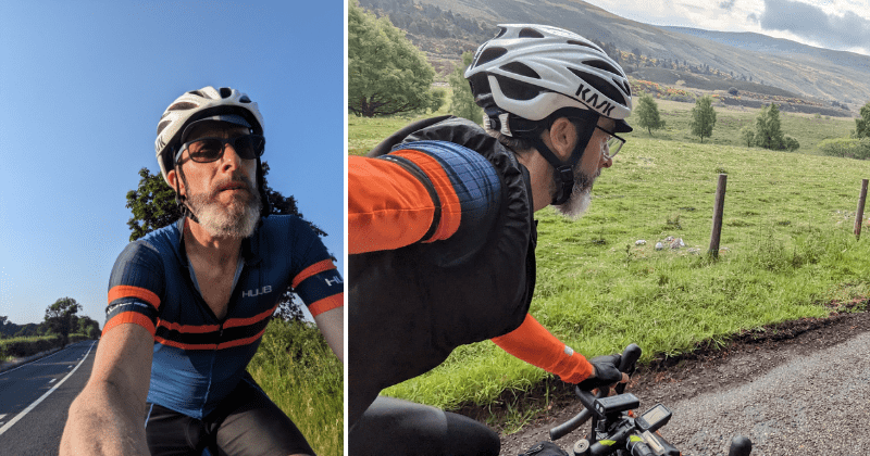 Elderly man with a hip replacement cycled 900 miles to raise funds for mental health charity