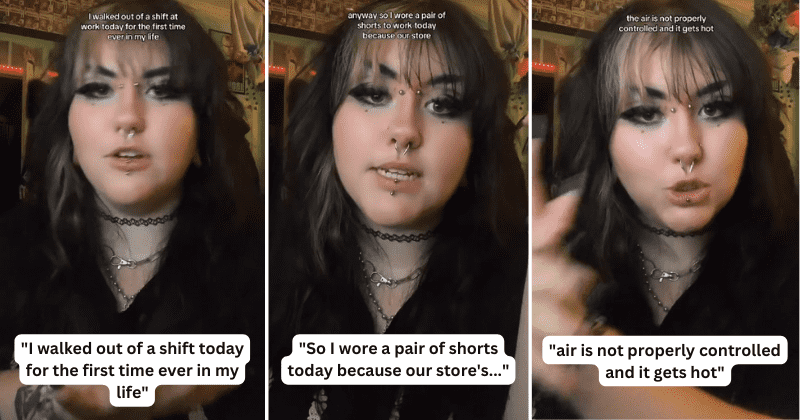 Woman walks out in the middle of shift after being dress coded by boss: 'shorts are too short'