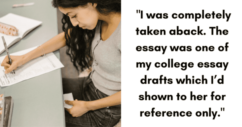 Woman exposes friend who stole her essay to get into college and gets immense support on Internet