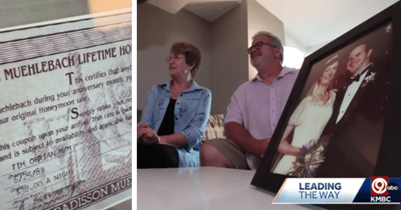Couple is using a hotel voucher from 1983 to celebrate their 40th anniversary: 'Unusual request'