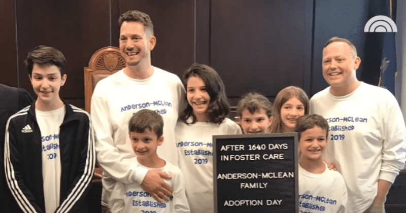 Two dads adopt 6 siblings to keep them from being separated under foster care: 'Needed a loving home'