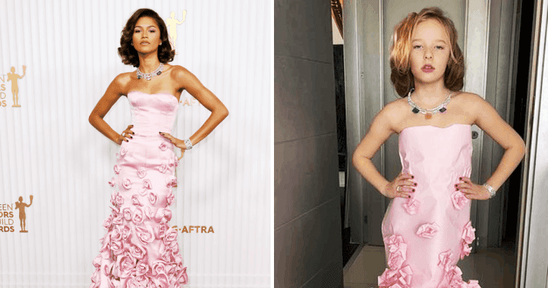 25 stunning recreations of red carpet and runway outfits by a talented mother-daughter duo
