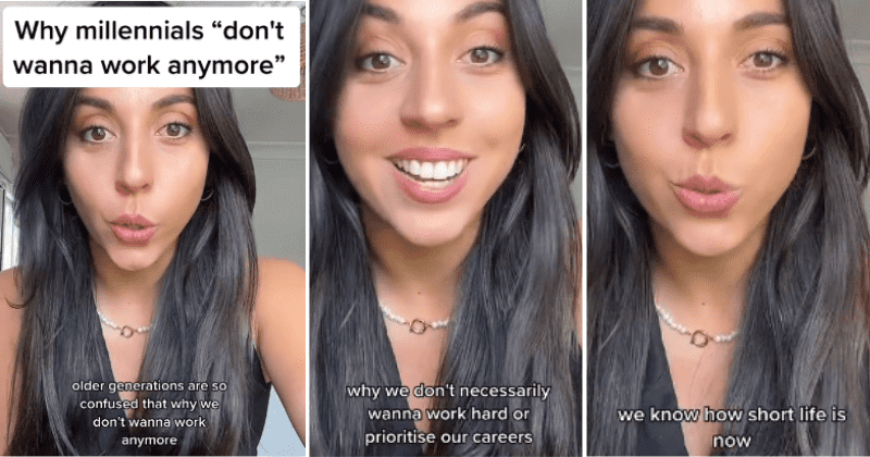 Woman explains why Millennials and Gen Z don't prioritize work as much as older generations did