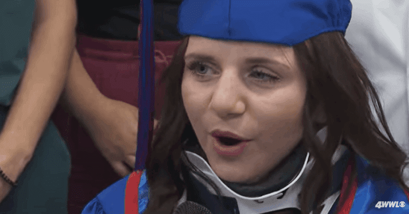 College holds special graduation at the hospital for nursing student after she met with an accident