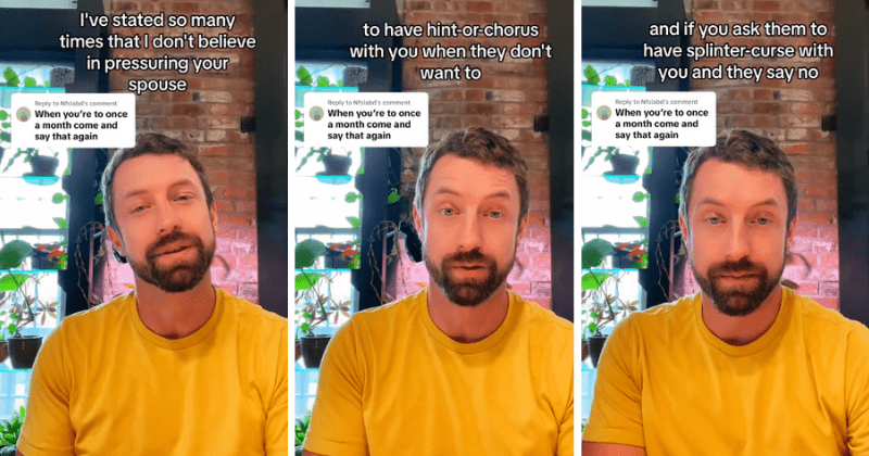 Man explains why pressurizing your partner for physical intimacy is wrong: 'There's no clock'