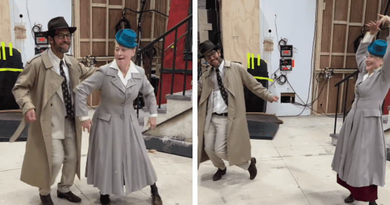 Paul Rudd and Meryl Streep dancing behind the scenes like there's no tomorrow is healing our souls