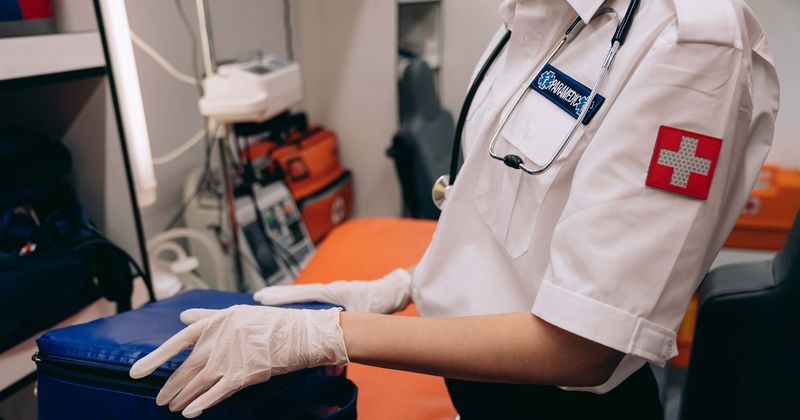 Paramedic who saved a former marine's life saves his daughter too seven years later