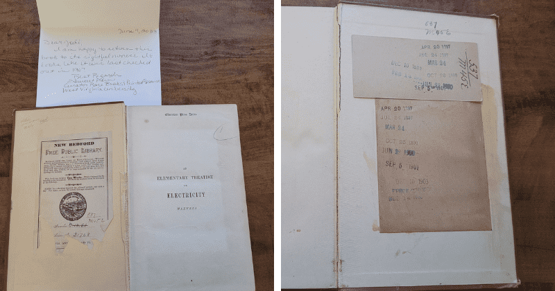 Overdue book finally returned to Massachusetts library after nearly 120 years: 'It's never too late'