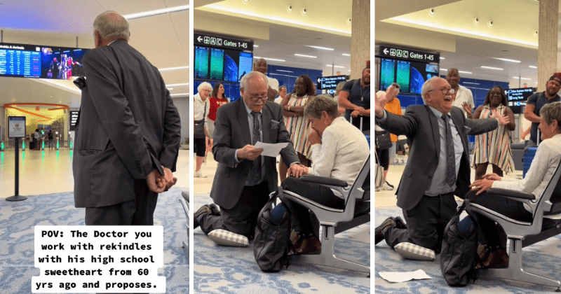 Doctor proposes to high school crush after 60 years with a heartfelt speech: 'My heart skips a beat'