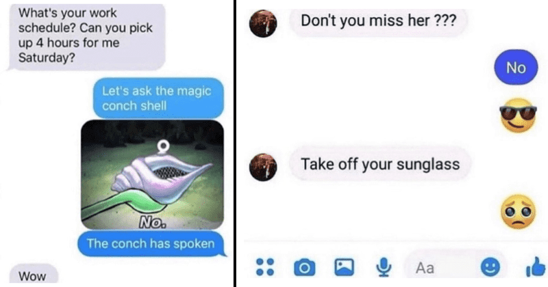25 funny and random text interactions that show why some people prefer texting over calling