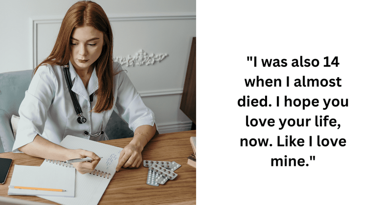 Hospital worker pens heartfelt letter to hospitalized teen and it's a shining ray of hope