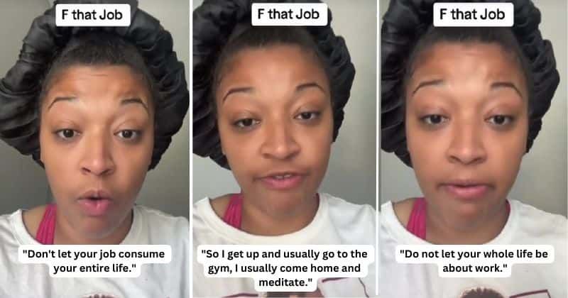 Woman explains why you shouldn't let a job consume your life: 'They don't care about you'