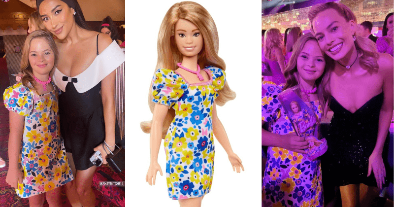 Actress channels Mattel's first-ever Barbie with Down syndrome at film's world premiere