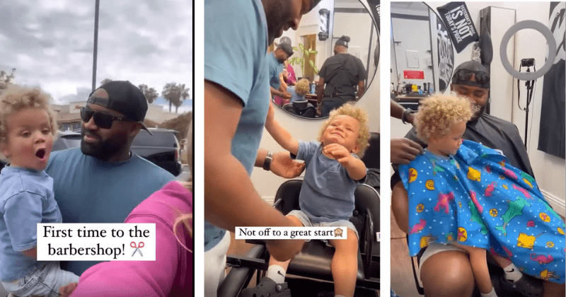 Toddler grinning with all his heart after his first haircut is a whole mood: 'Love it'