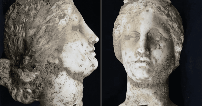 Archaeologists unearth divine augustan age sculpture during Rome’s redevelopment