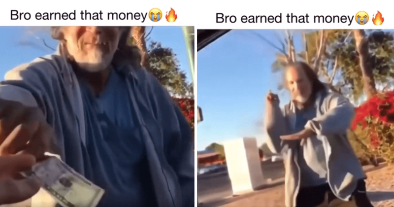 Man's extraordinary dance moves to help a homeless man are winning everyone's hearts