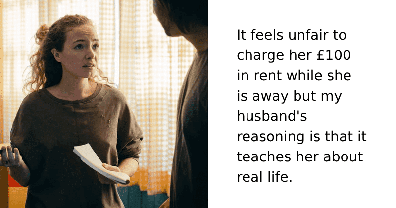 Parents' decision to charge their daughter rent while she's away on holiday sparks debate