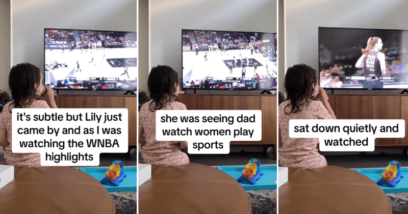 Girl dad reveals why he watches the WNBA and it's the type of women empowerment we need