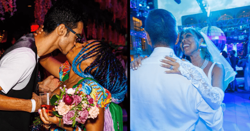 New York's Lincoln Center painted in shades of love as 700 couples tie the knot in mass wedding
