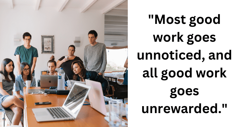 Employee explains why hard work is absolutely futile in today's corporate economy