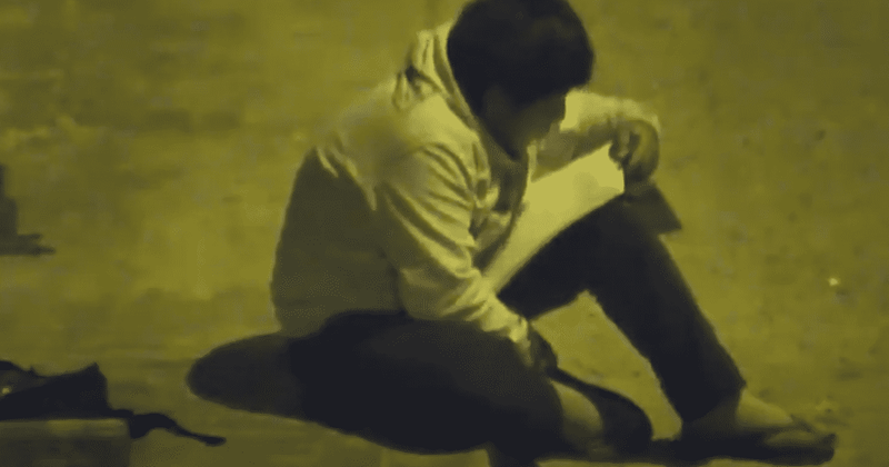An underprivileged boy was pictured studying under a street lamp. Then a millionaire intervened