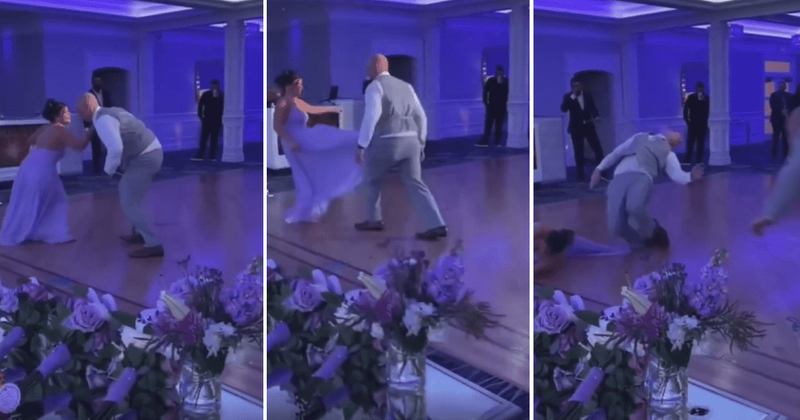 Bride and groom's hilarious wedding video with WWE twist is winning people's hearts