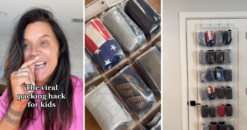 Woman reveals the ultimate packing hack for kids' clothes and it is a game-changer