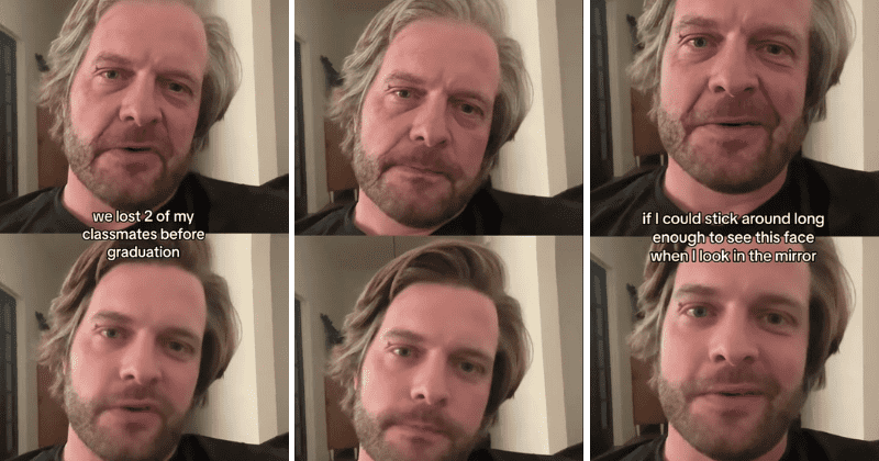 Man using aging filter explains why he would be thankful to age and it's putting things into perspective