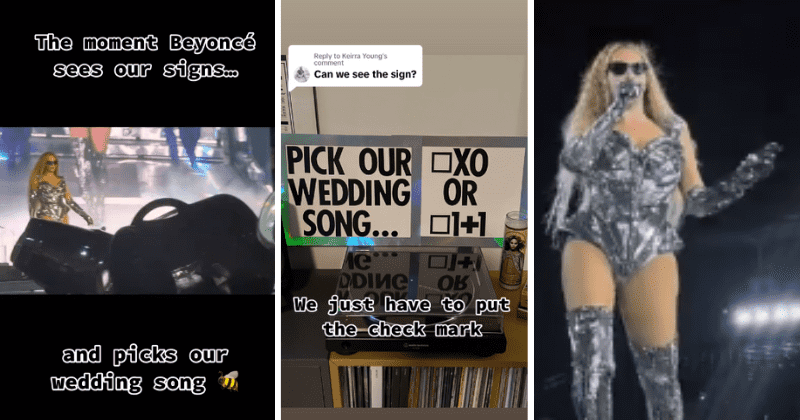 Beyoncé helps fan choose their wedding song during the concert: 'Night we will never forget'