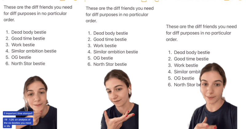 Woman discusses '6 bestie theory' that will completely change the outlook on friendships