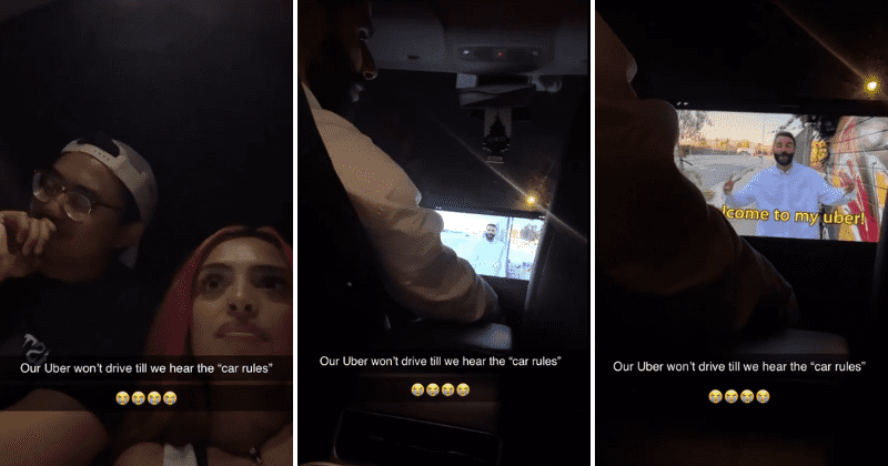 Uber driver's delightful safety presentation to passengers before ride is winning over the internet