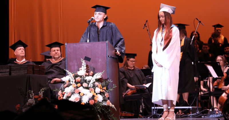High school student's graduation speech emphasizes why you should always believe in yourself