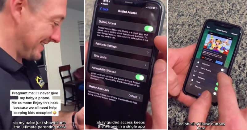 Dad shares a perfect iPhone hack that makes every parent's phone childproof