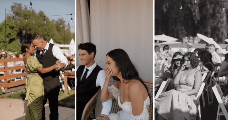 Bride asks her parents to have their first dance on the day of her wedding and it is heartwarming
