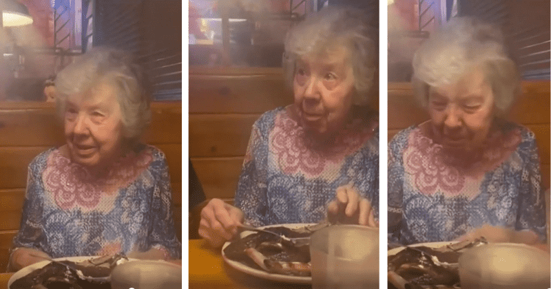 84-year-old woman tears up after her favorite restaurant throws her a surprise birthday bash