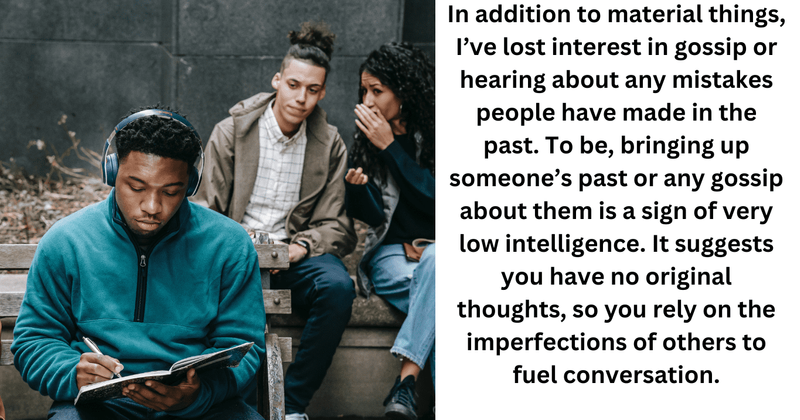 25 people share things that no longer bother them after turning old