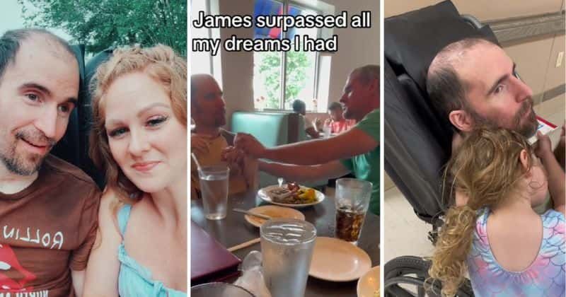 Woman takes care of her former husband years after brain injury along with her new family