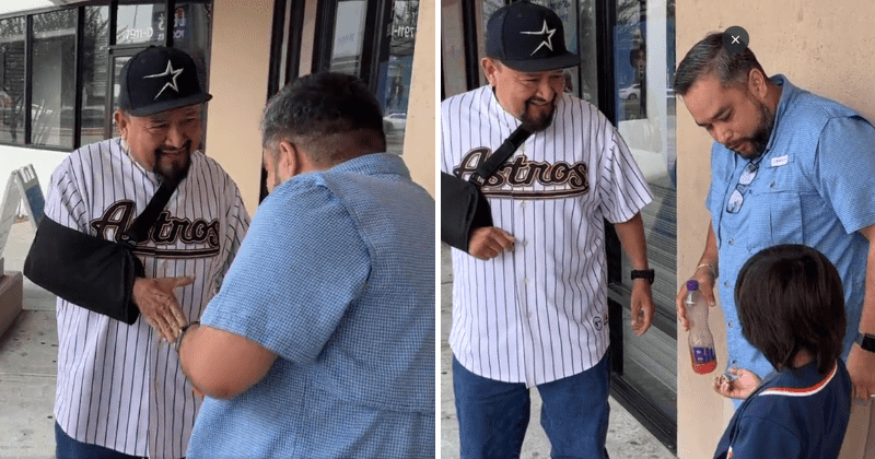 Quick thinking 8-year-old recovers a man's valuable possession left behind in bathroom