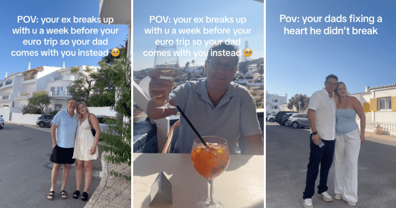 Woman takes her dad on Euro Trip and makes wholesome memories after getting dumped by her boyfriend