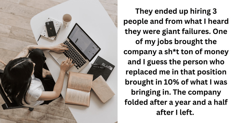 Company that didn't appreciate employee ends up having to shut shop after he resigned