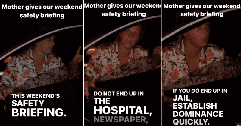 Mother's unforgettable and to-the-point safety briefing to her kids is giving people a good laugh
