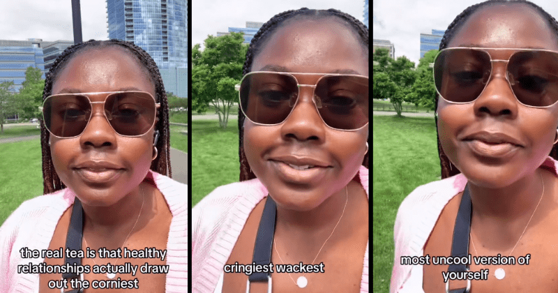 Woman shares how she determines what a healthy relationship looks like by 'being a clown'