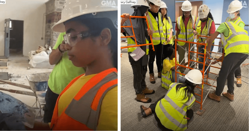 Young women break barriers as they thrive at free construction camp promoting leadership, self-esteem