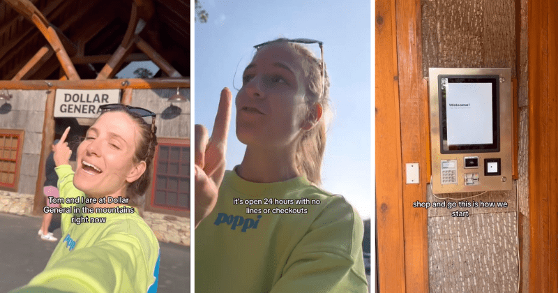 Woman discovers futuristic technology-driven Dollar General store in the mountains