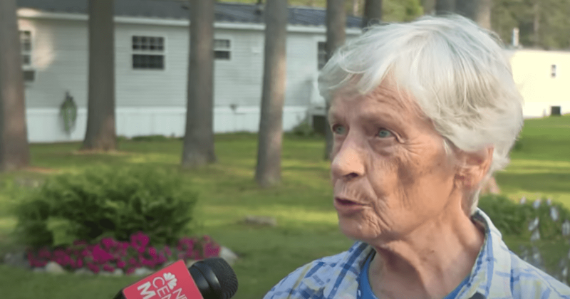 87-year-old woman guarded against a dangerous intruder by offering him snacks