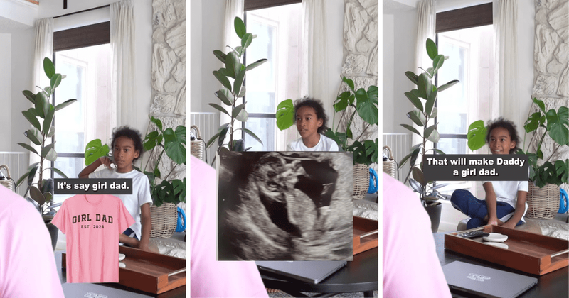 Young boy has the most adorable reaction to the news of becoming a big brother: 'Cry warning'